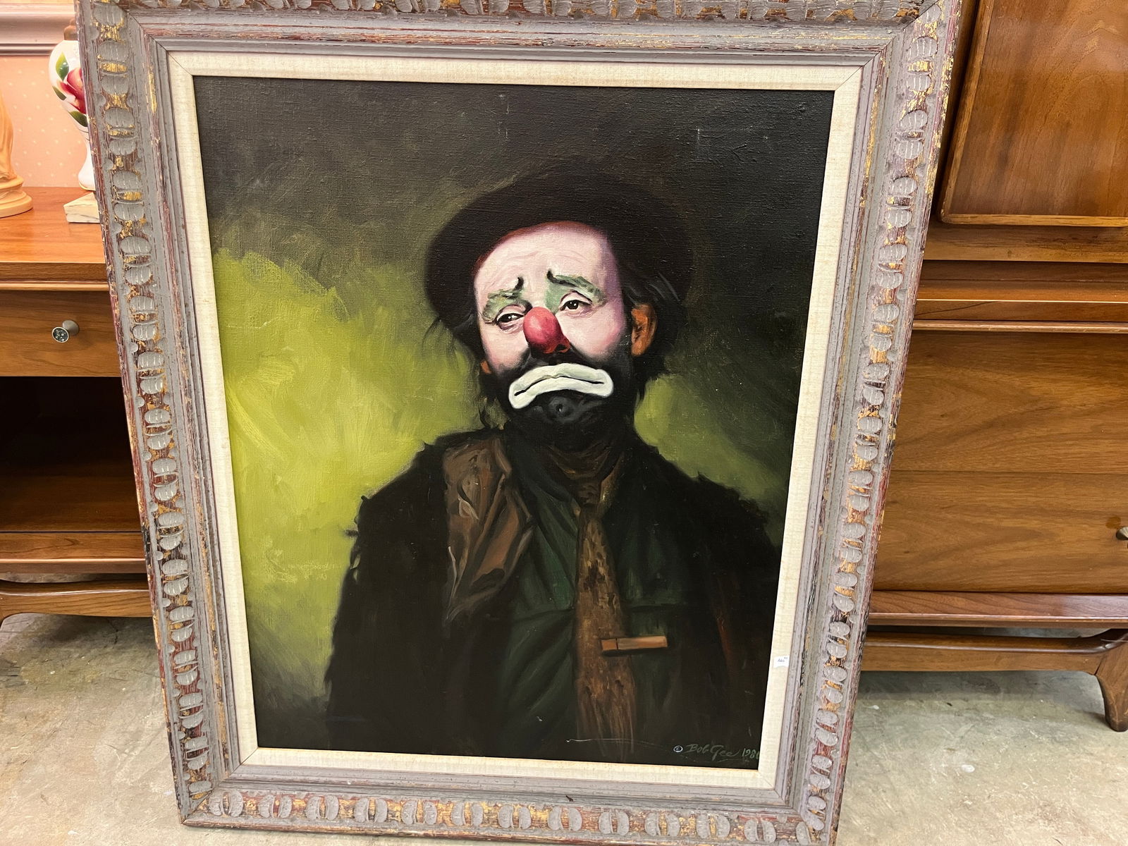 Oil/Canvas by Bob Gee/Emmett Kelly (1 of 5)