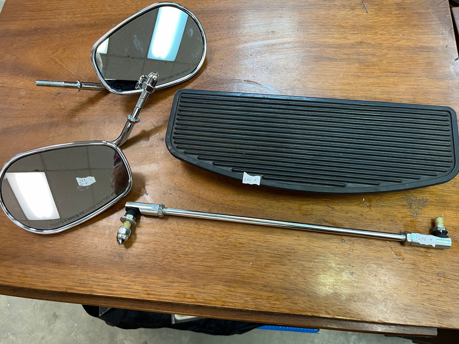 Harley Davidson Floor Mat-Mirrors-Shift Lever (1 of 1)