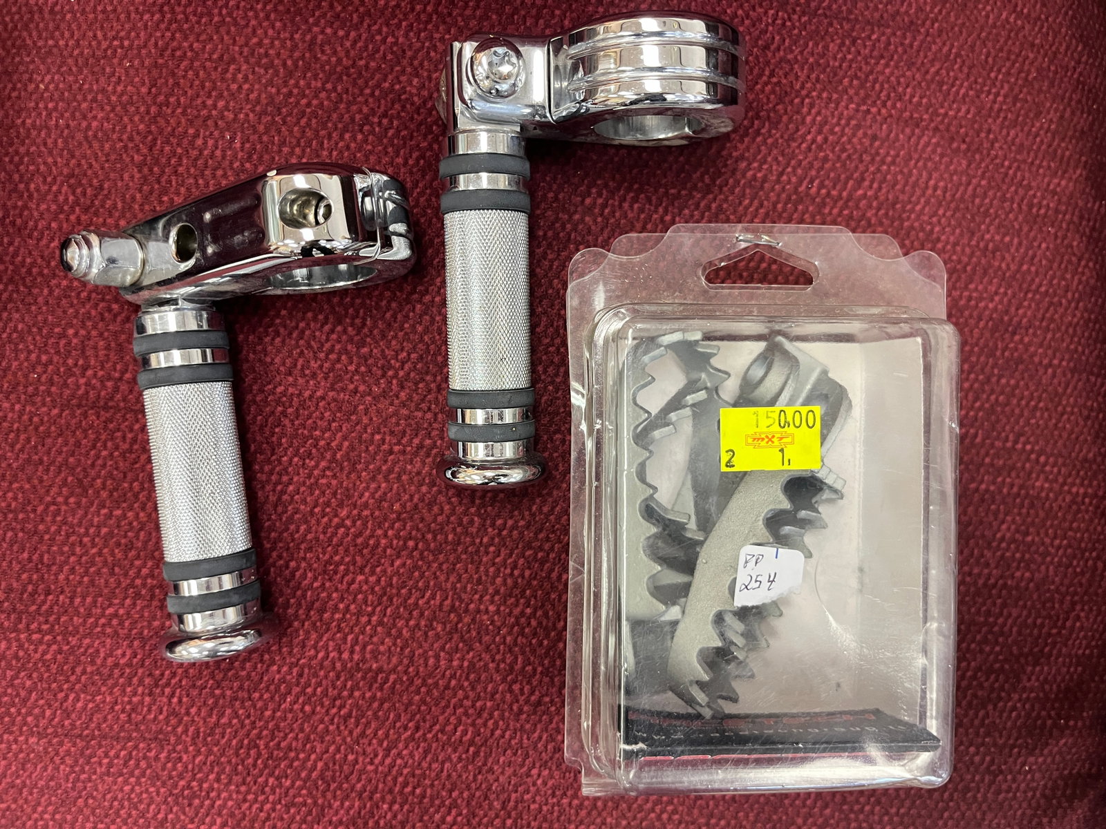 H.D. Foot Pegs,Alum. Footrest: Harley Davidson Foot Pegs, Footstools for H.D. Sportstree & Motorcycle Aluminum Footrests