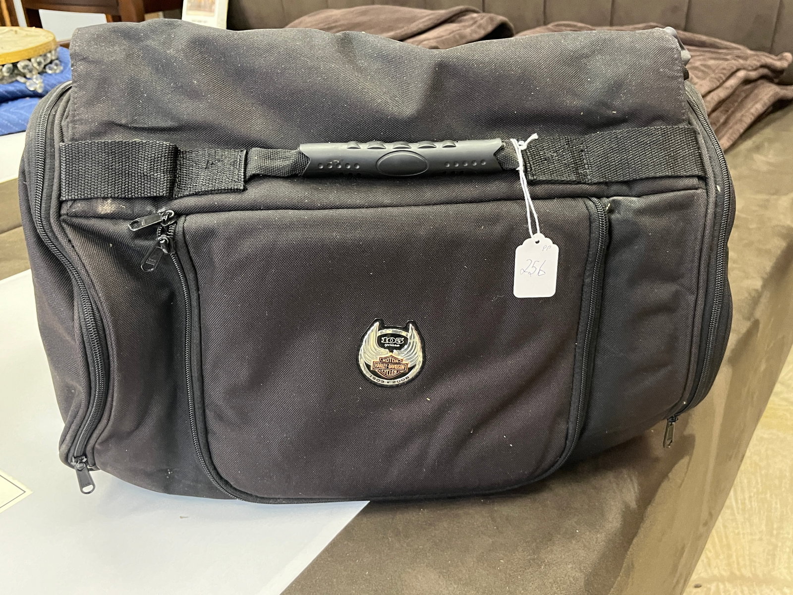 H>D. 105th Touring Luggage Bag: Harley Davidson 105th Anniversary Multi-Fit Touring Luggage Day Bag