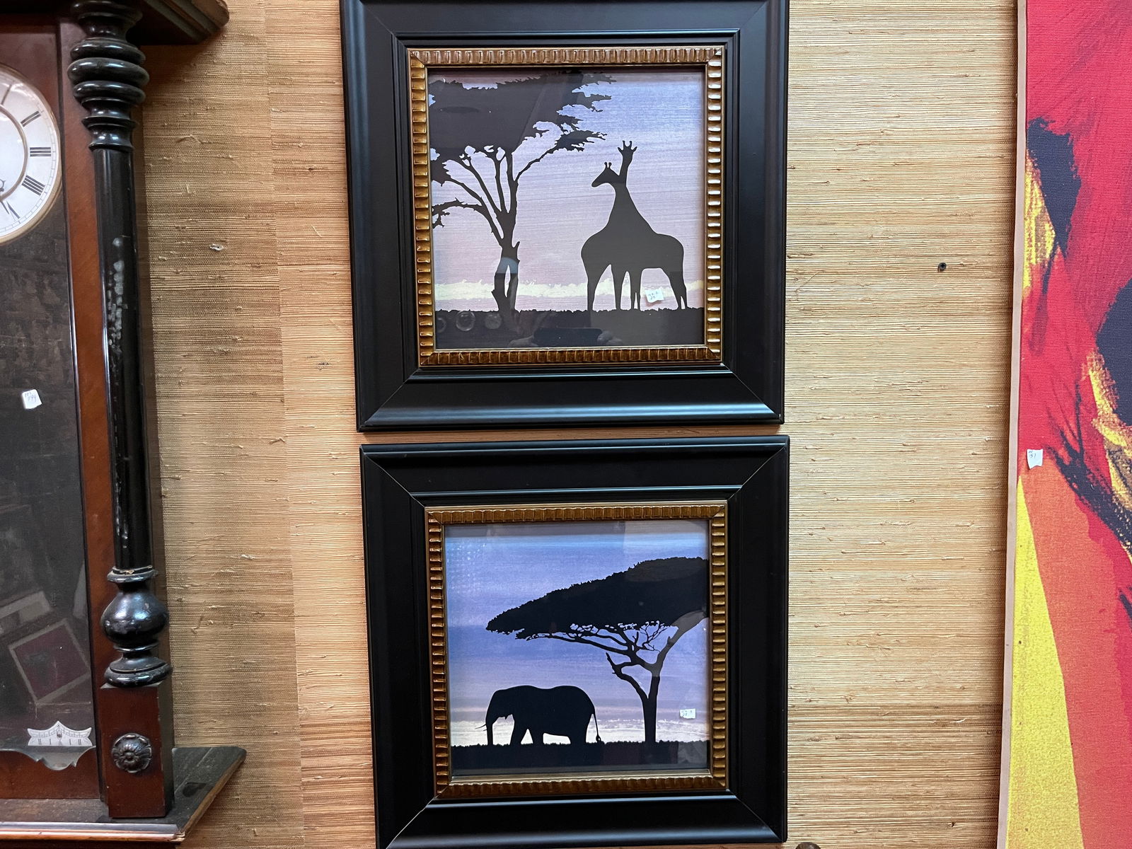2-African Prints/Elephant-Griaffe (1 of 3)