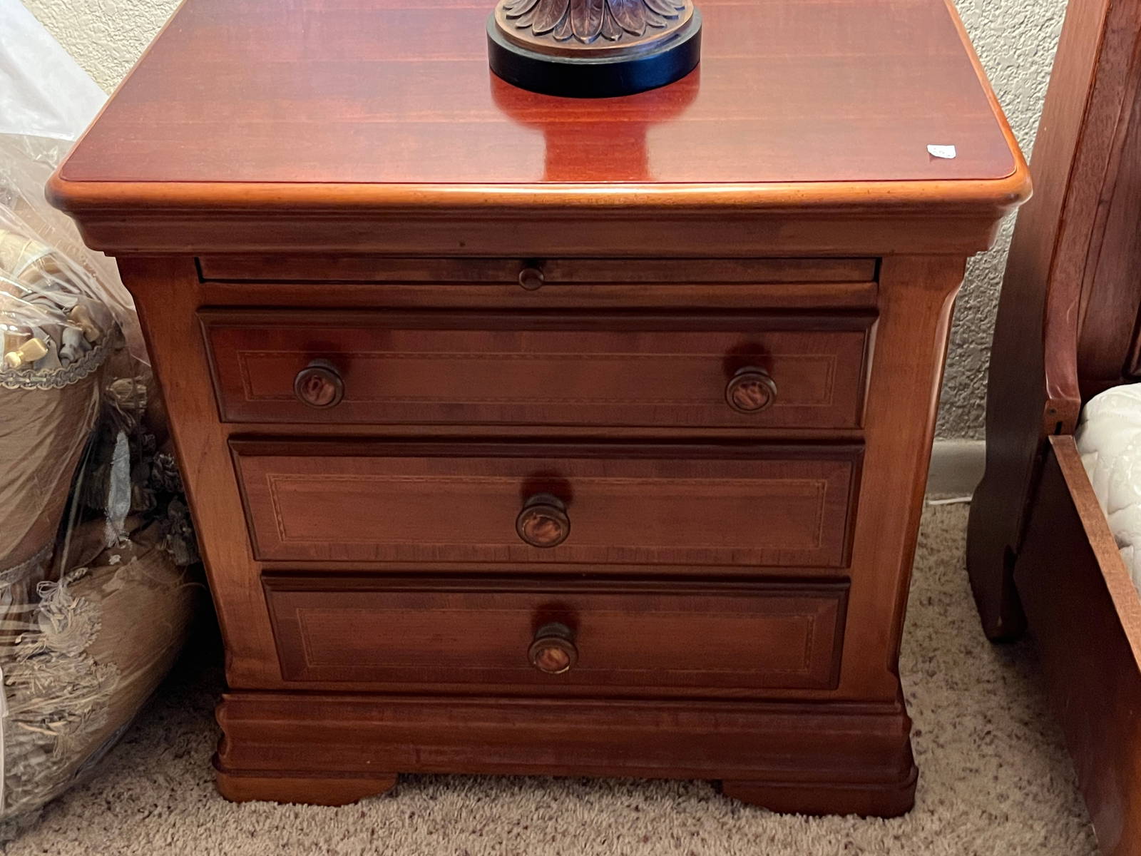 Alexander Julian Homes Colours, Cherrywood Pair Night Stands Auction