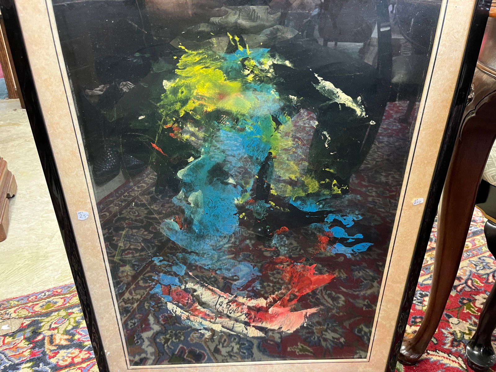 Alifo Rapisardi  Oil/Canvas 'Abstract' (1 of 2)