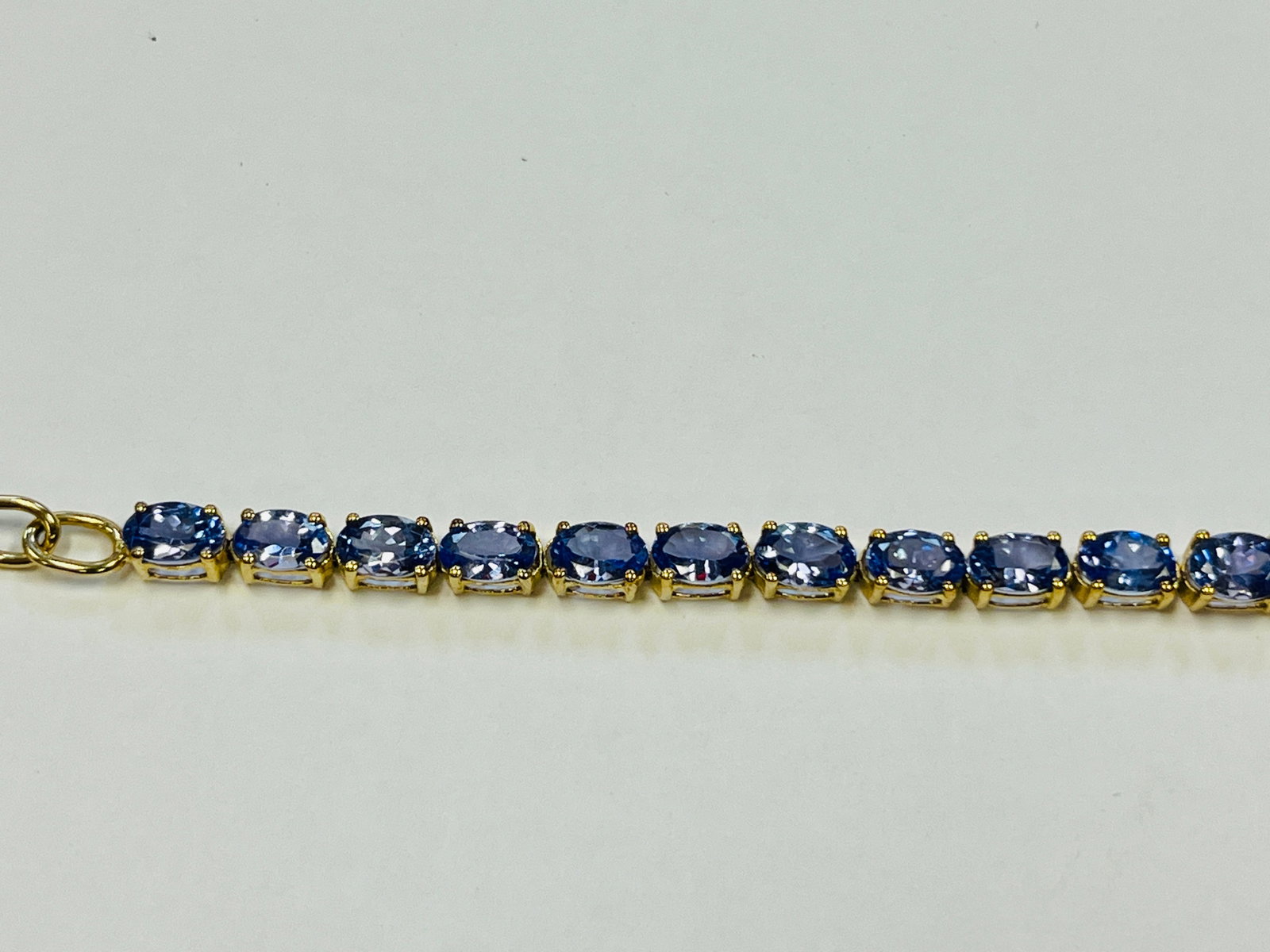Tanzanite Tennis Bracelet: Tanzanite Tennis Bracelet, 7"