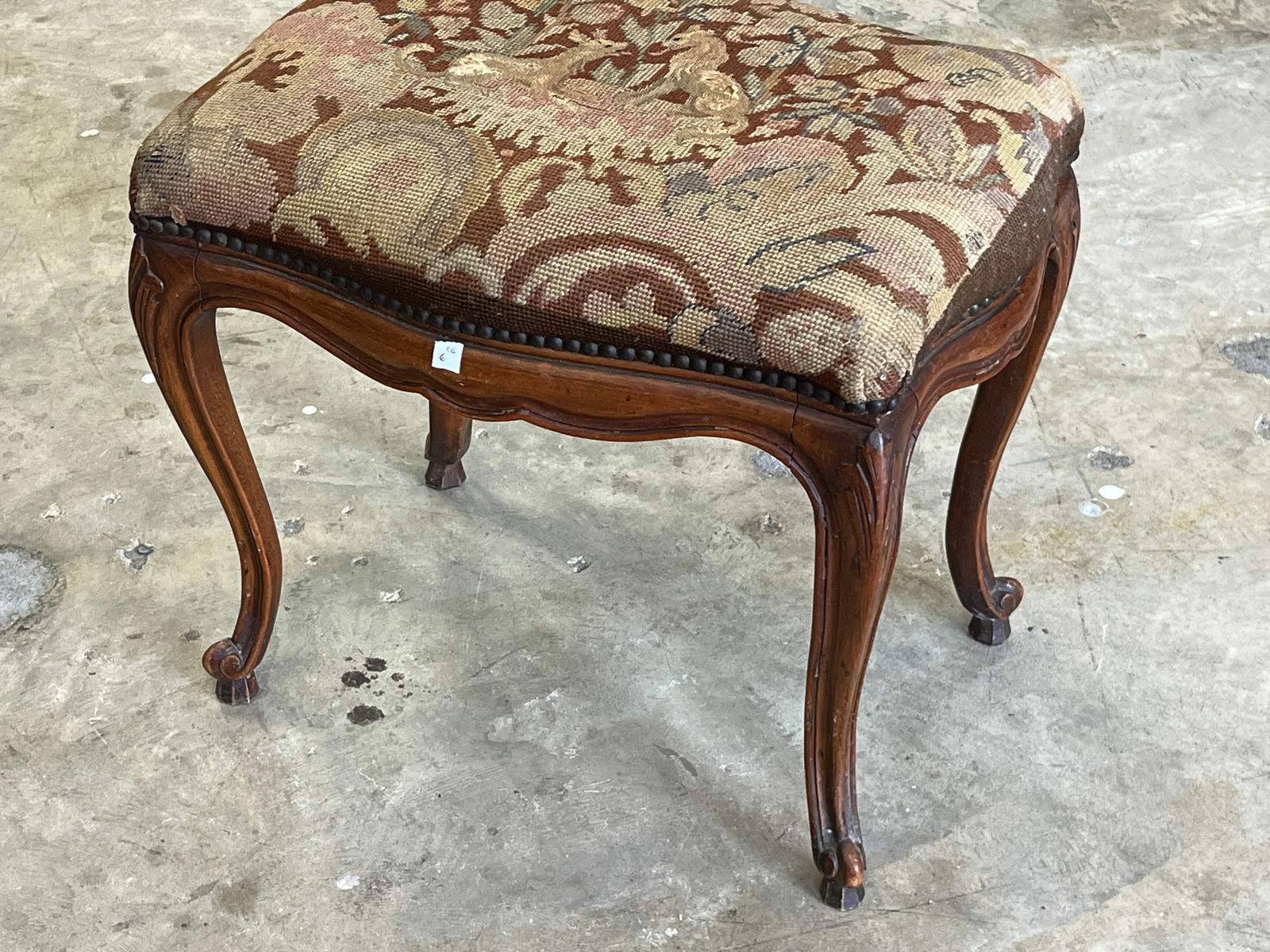 Louis XV Footstool/Vanity Bench (1 of 4)