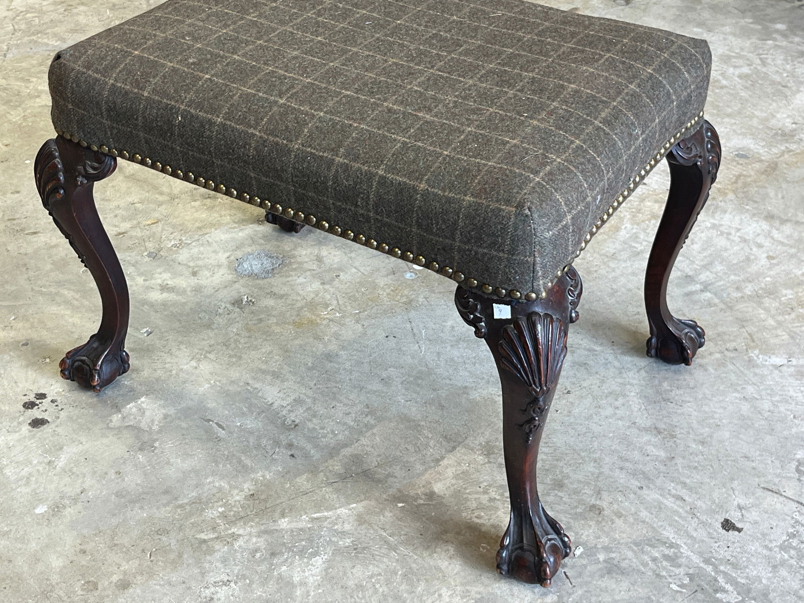 Chippendale Footstool/Bench (1 of 3)