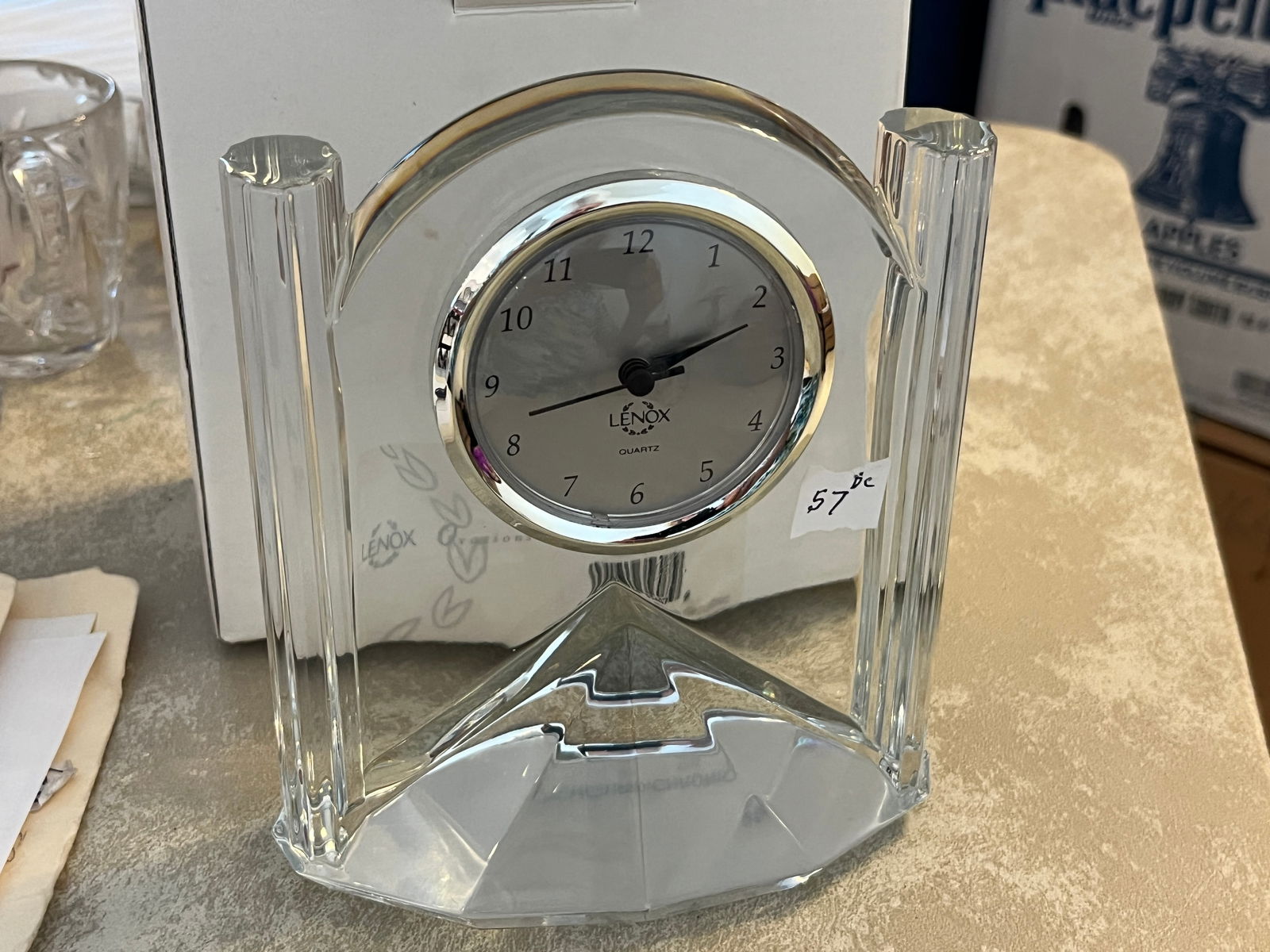 Lenox Crystal Mantle Clock (1 of 3)