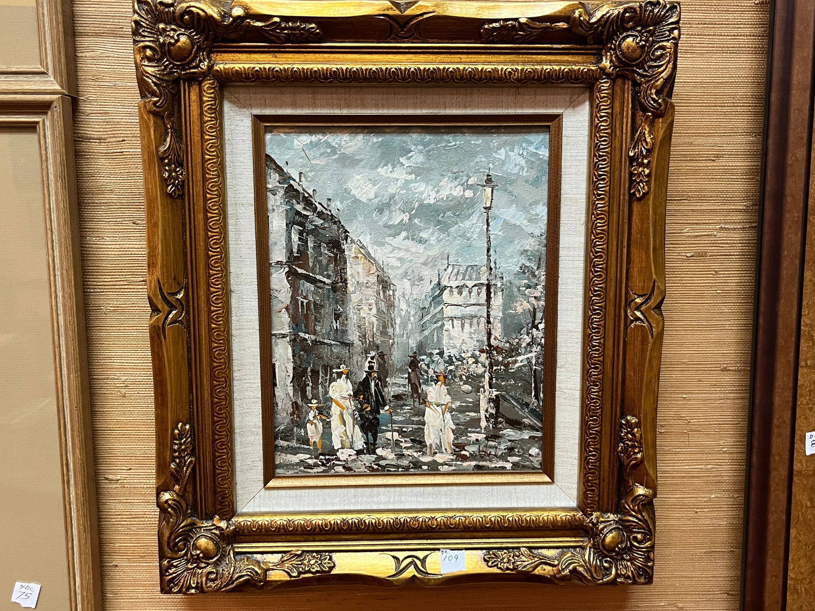 Gd.Frame Oil/Canvas 'Paris' 10x8 (1 of 3)