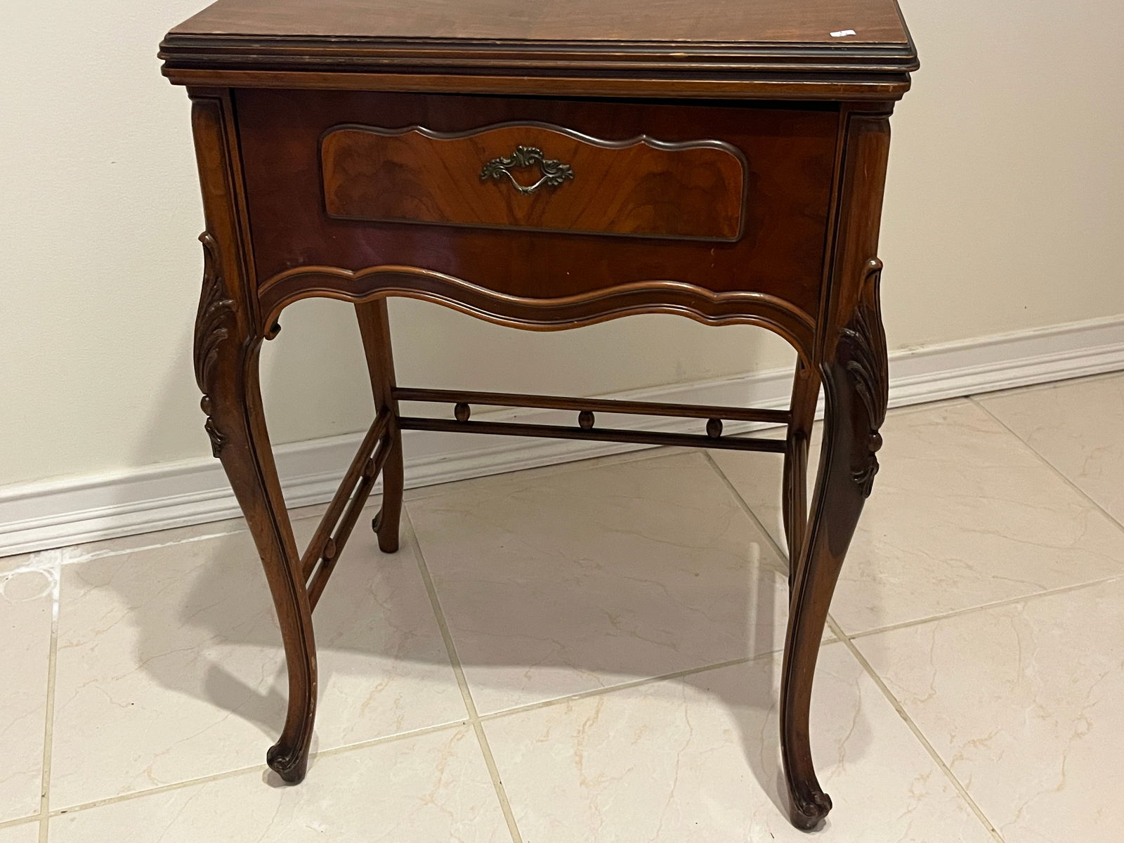 Mahog. Sewing Cabinet (1 of 4)