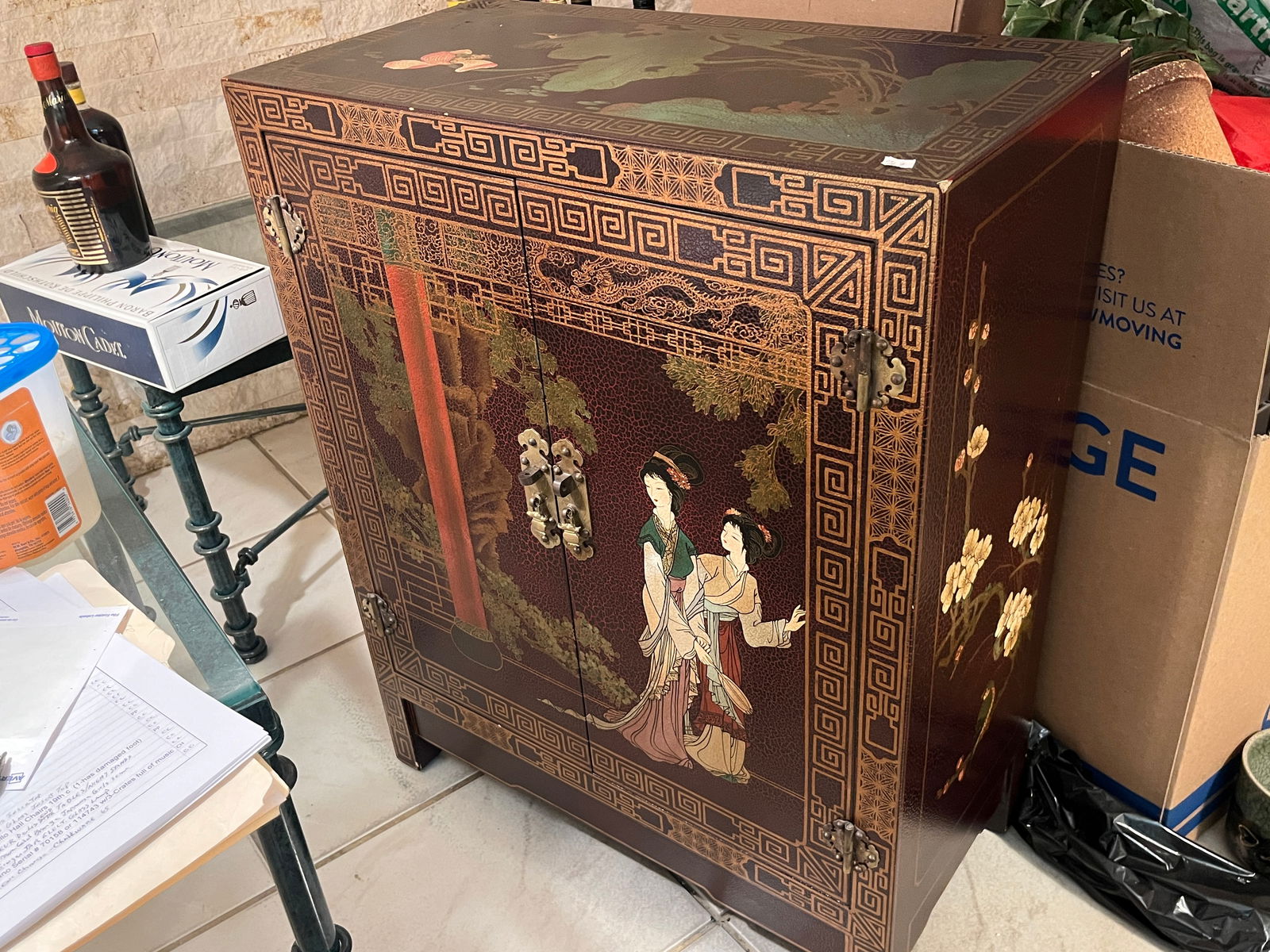 Br.Gld.Bronze Japan. Cabinet (1 of 3)