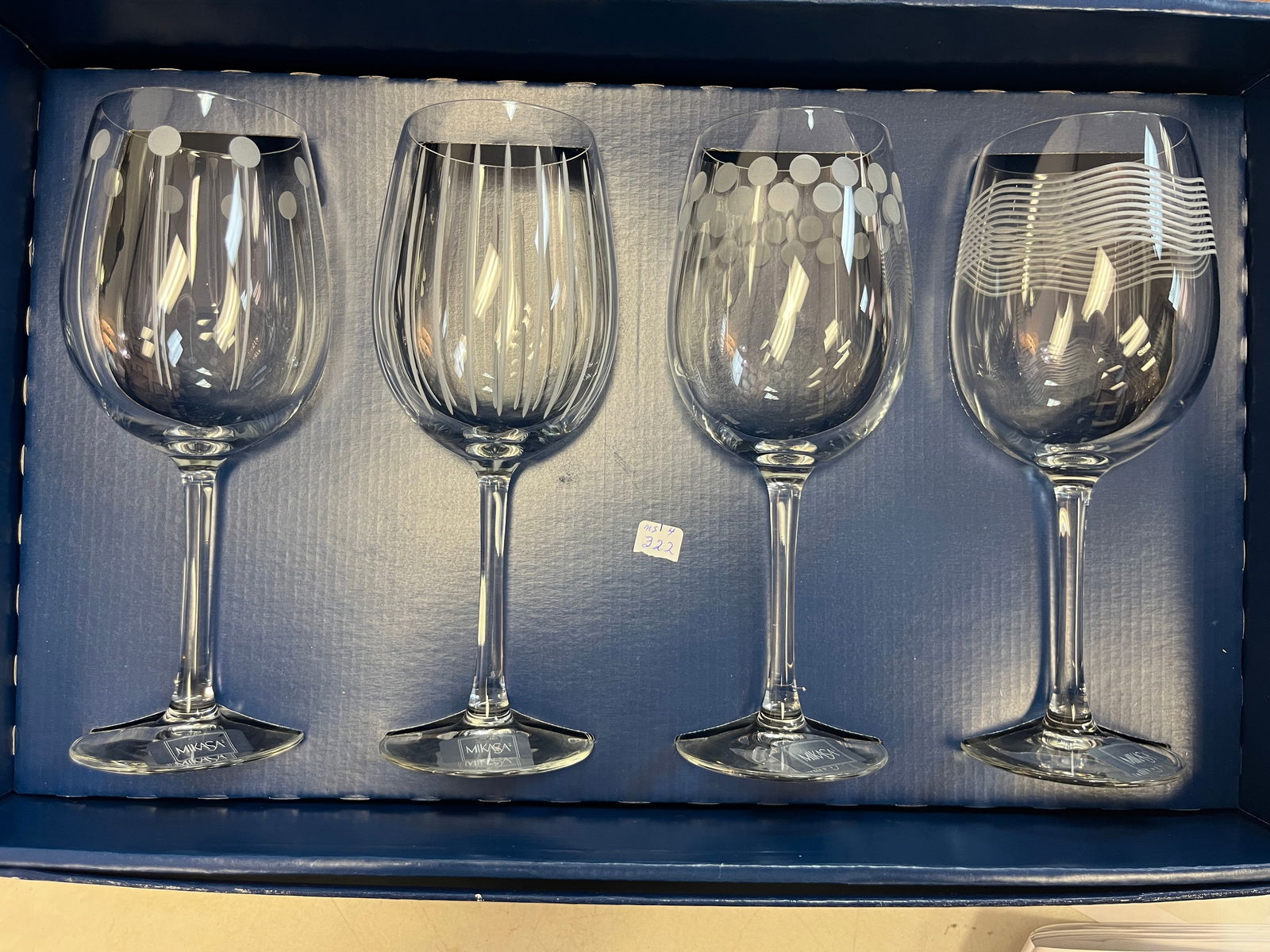 Mikasa 4-Wine Glasses: Mikasa 4-Wine Glasses