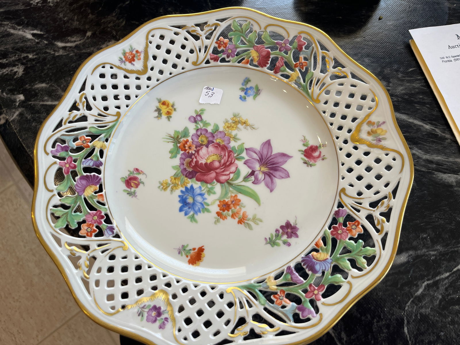 Dresden Reticulated Plate (1 of 2)
