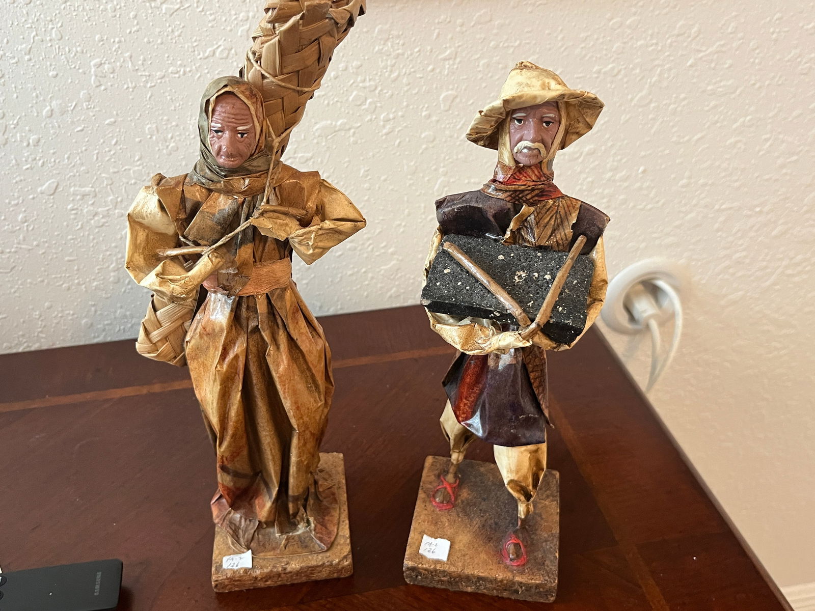 2-Vintage Paper Mache Figures (1 of 4)