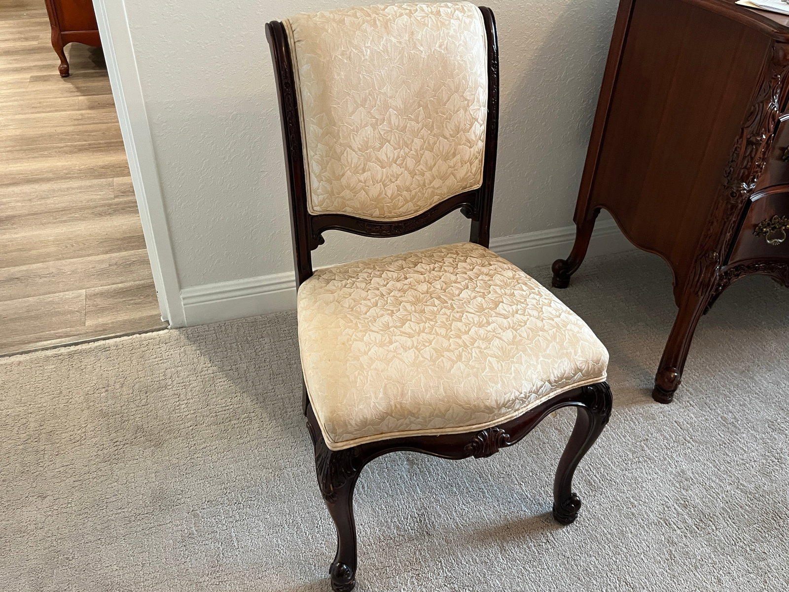 Vintage Armless Chair: Vintage Armless Chair