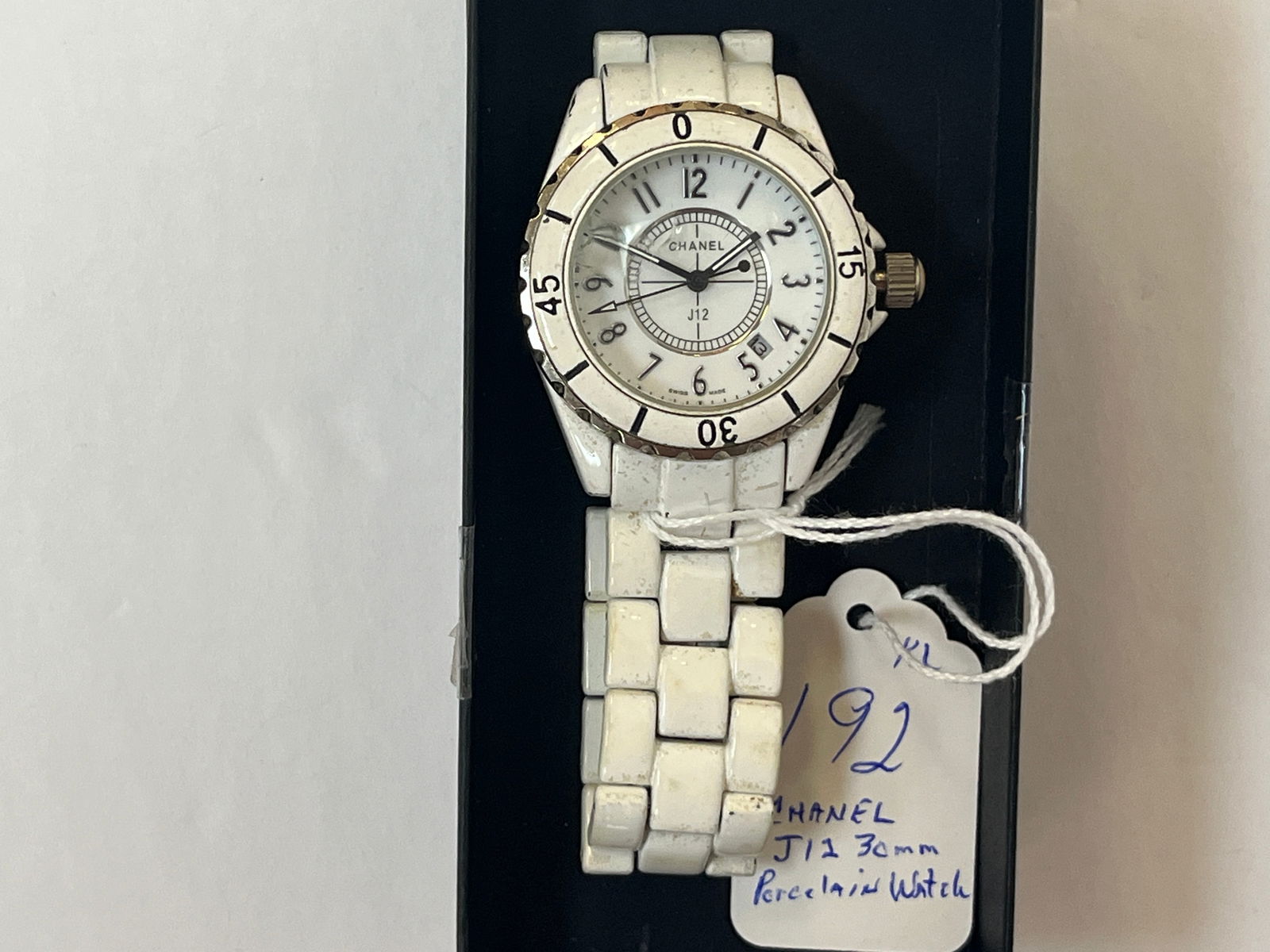 Chanel Paris J12 30mm White Ceramic White Ceramic Watch (1 of 3)