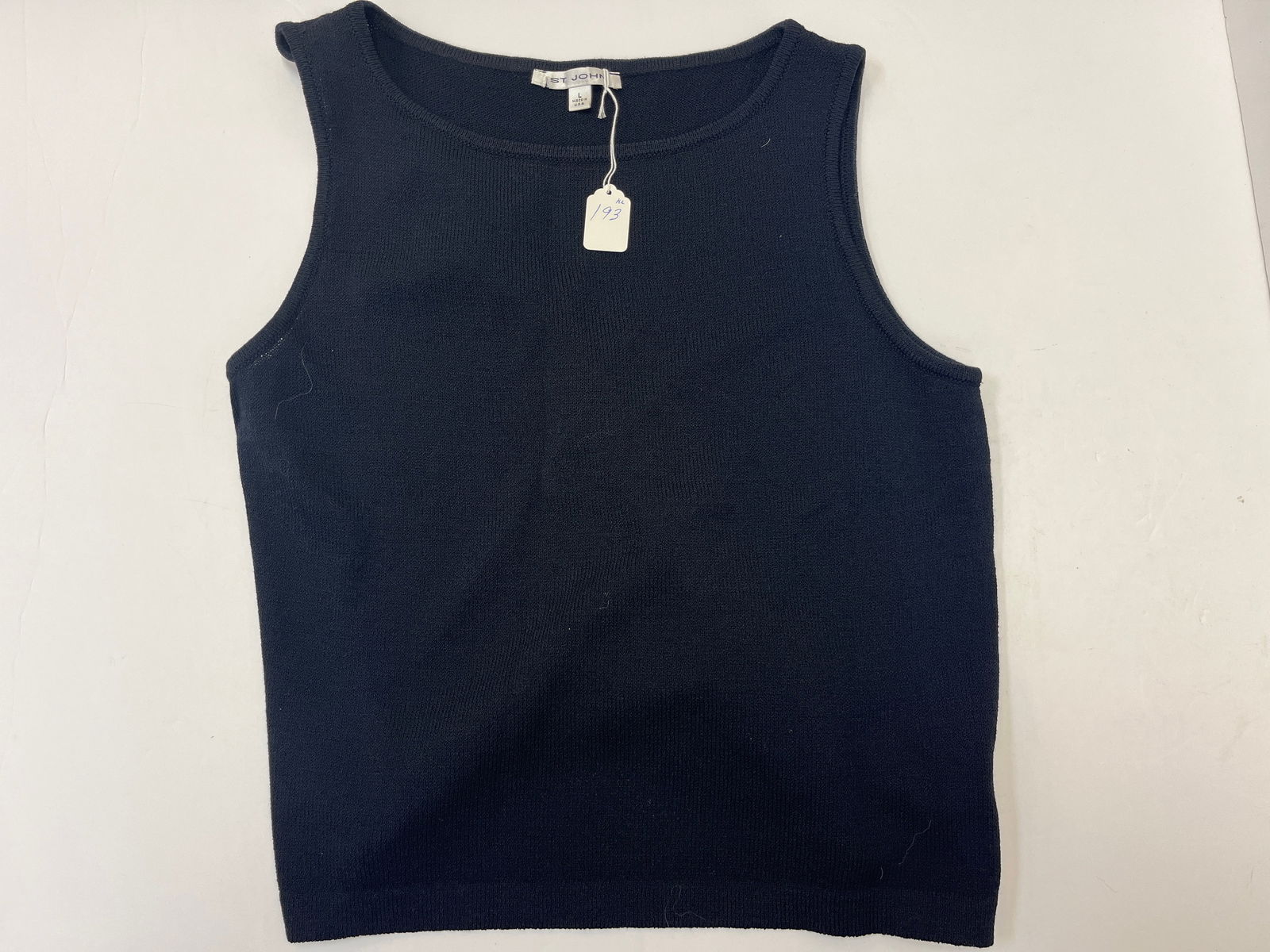 St. John Blk.Rayon-Knit Top (1 of 2)