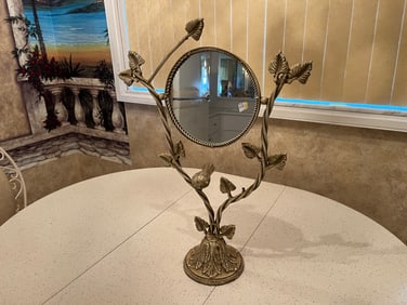 Dresser Mirror w/Bird Attached