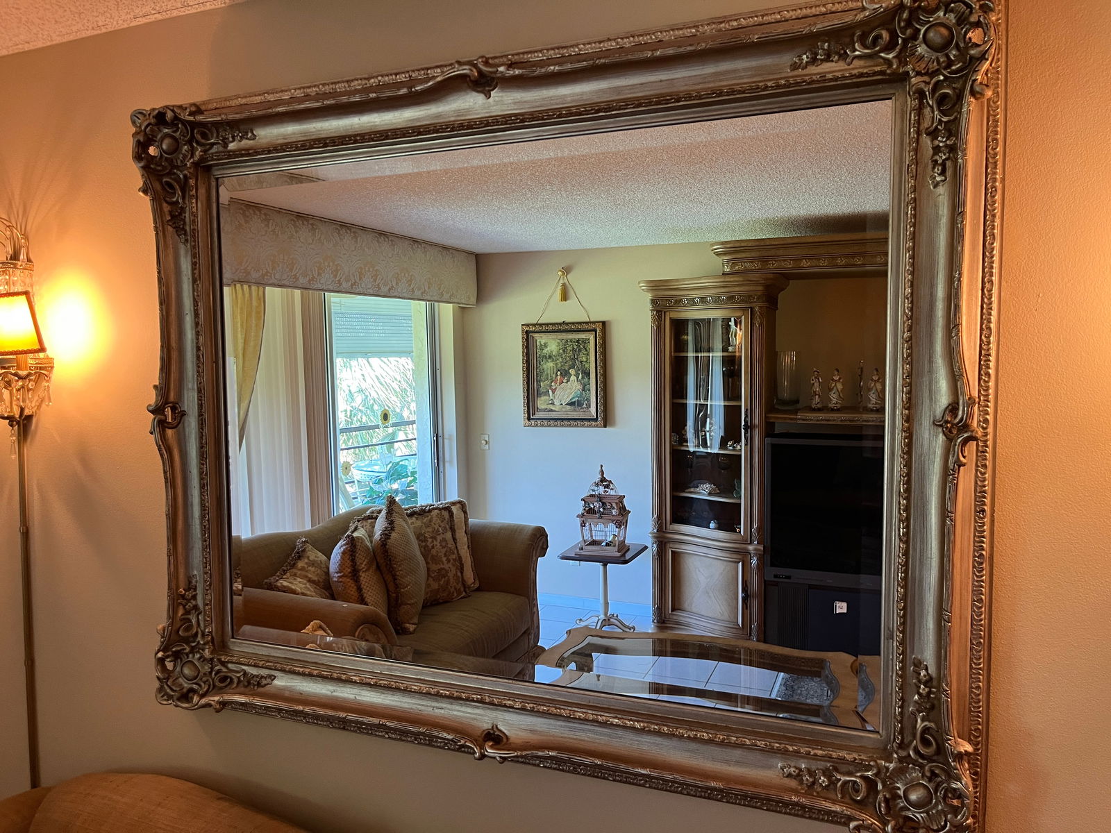 Gold Frame Wall Mirror (1 of 3)