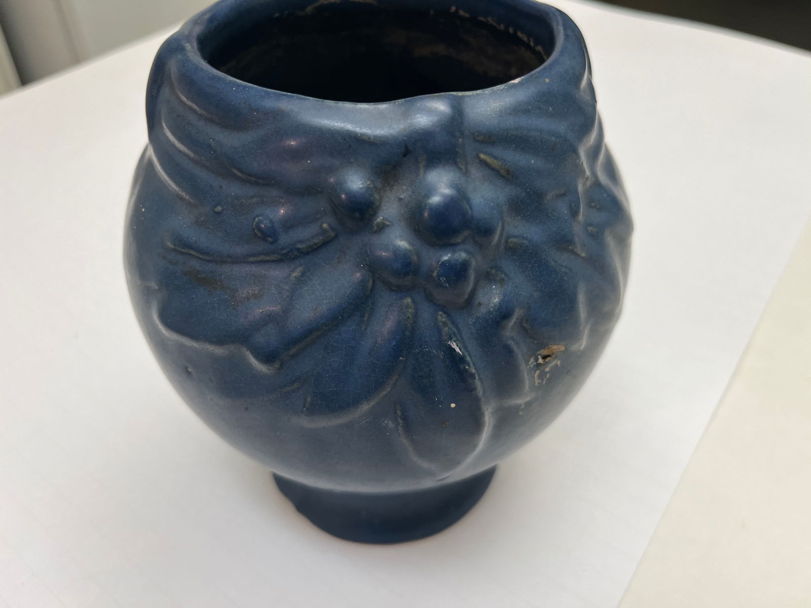 McCoy Blue Planter/Vase (1 of 4)