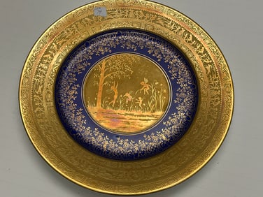 Cobalt/Gold Plate