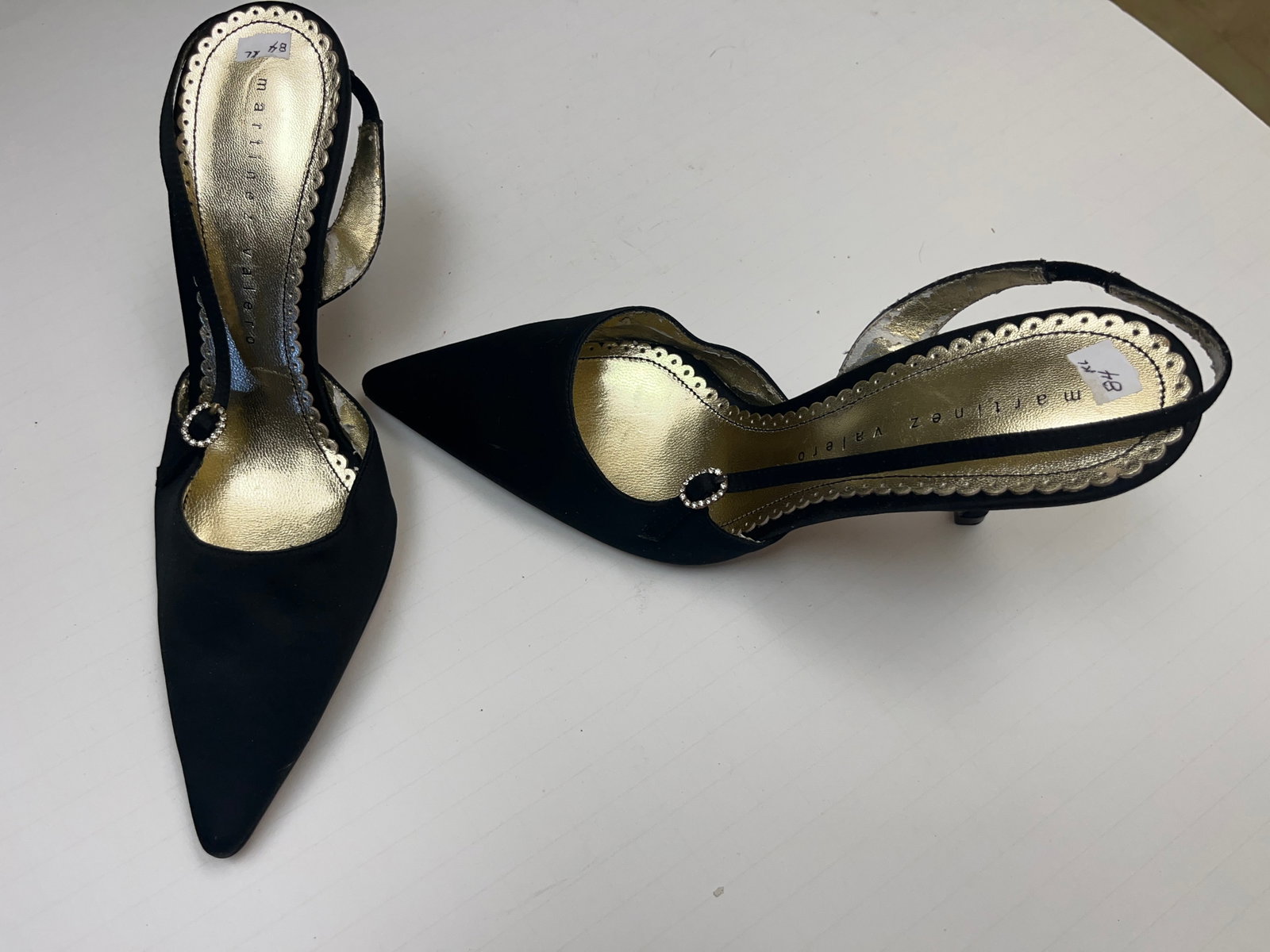 Martinez Valero High Heel Shoes: Martinez Valero size 7 Black High Heel Shoes