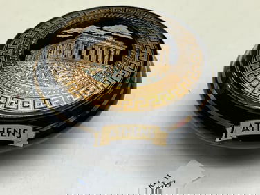 Black 24kt Trinket Box