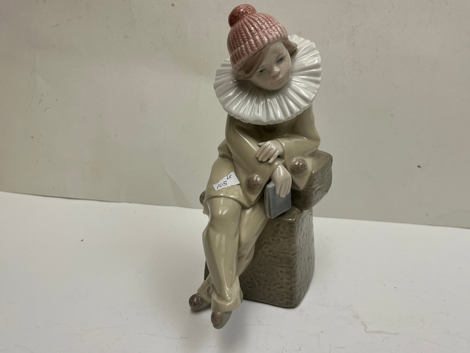 Lladro 'Boy Clown': Lladro, 8"h Boy Clown
