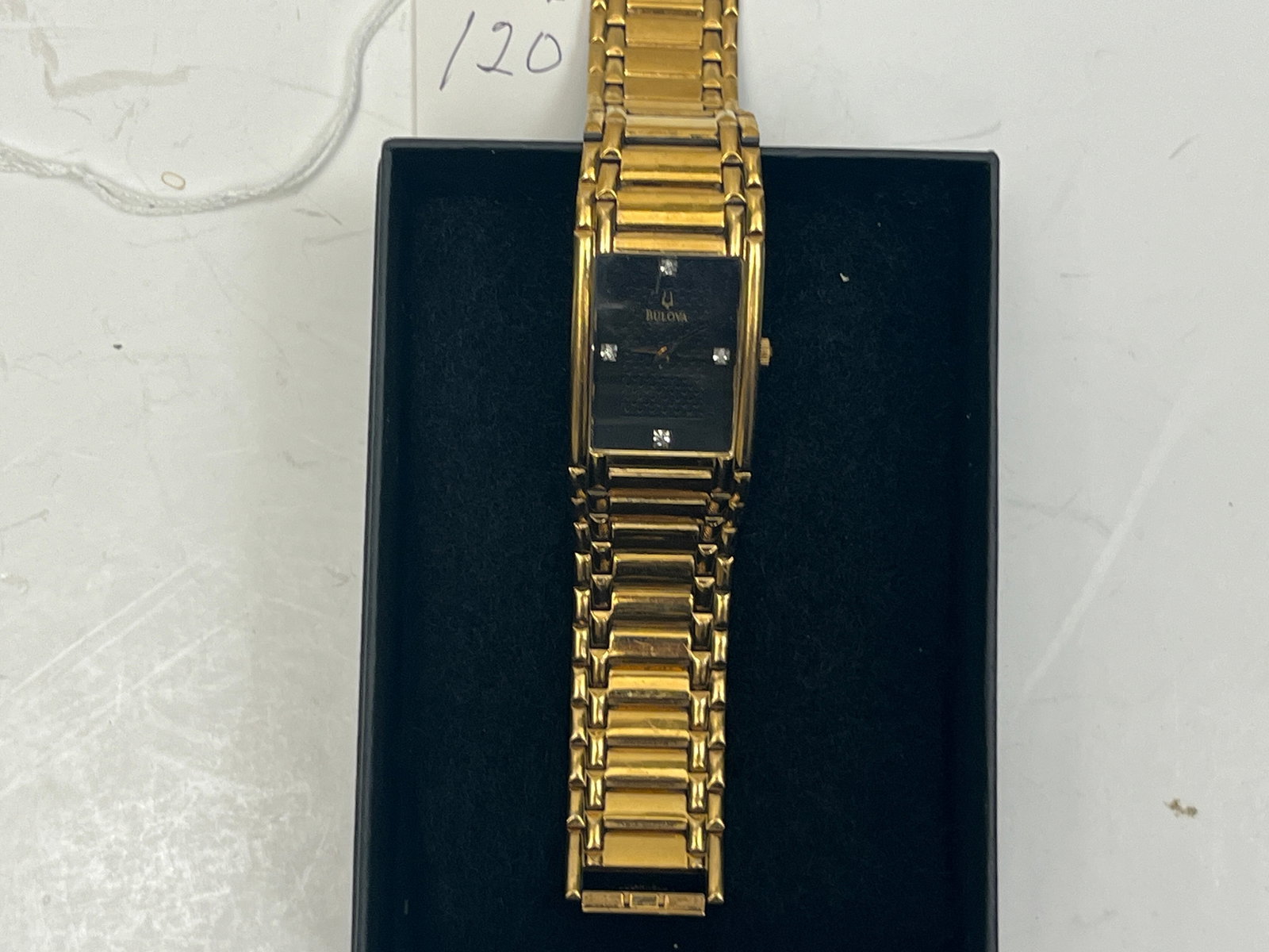 Bulova God Ban Watch: Bulova Gold Ban Watch (needs battery)