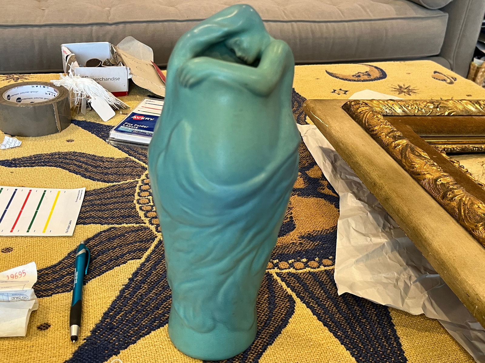 VTG Van Briggle Deco Vase (1 of 3)