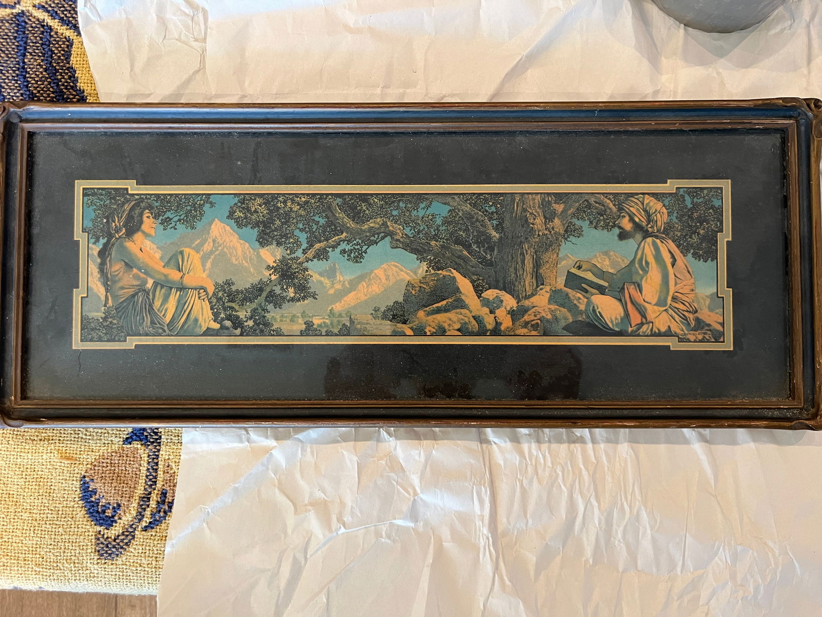 Art Deco Original MAXFIELD PARRISH RUBAIYAT OF OMAR KHAYYAM (1 of 3)