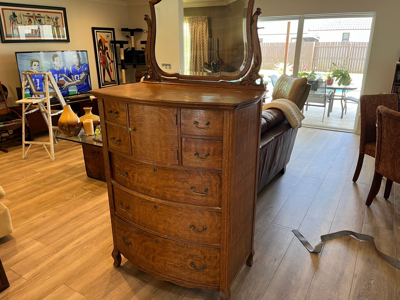 Widdicomb Tigher Oak Chest of Drawers (1 of 10)