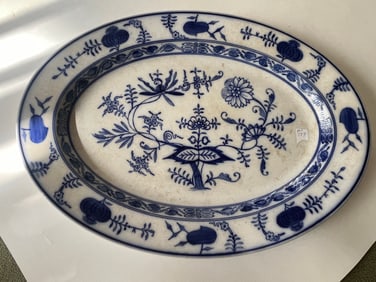 Villeroy & Boch Bl/Wh Platter