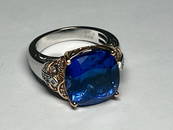 18kt Tanzanite/Dia. Ring
