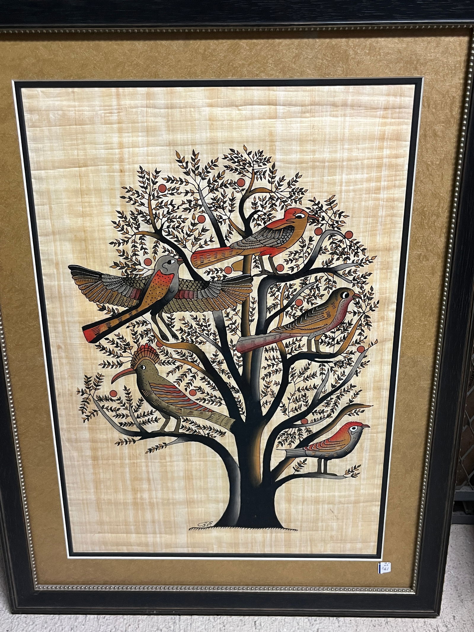 Egyptian Papyrus 'The Tree of Life' (1 of 2)