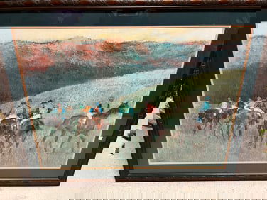 Degas Print 'Polo Jockeys'