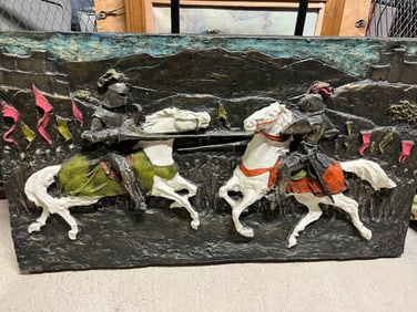 Fiberglass Medieval Knights Jousting