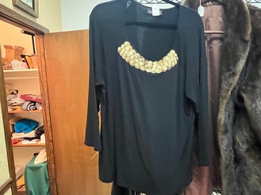 NEW Dana Buchman Woman's Long Sleeve Top