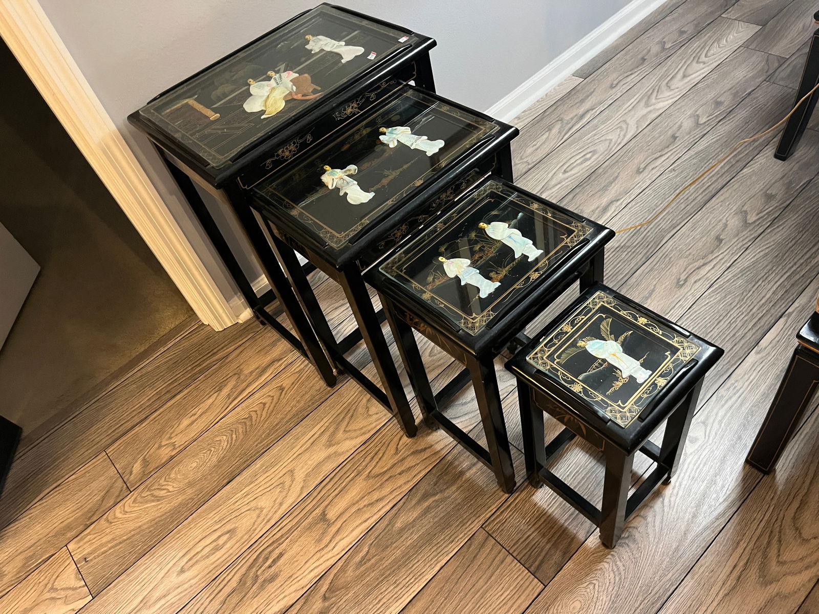 Japanese Nest of 4-Tables (1 of 7)