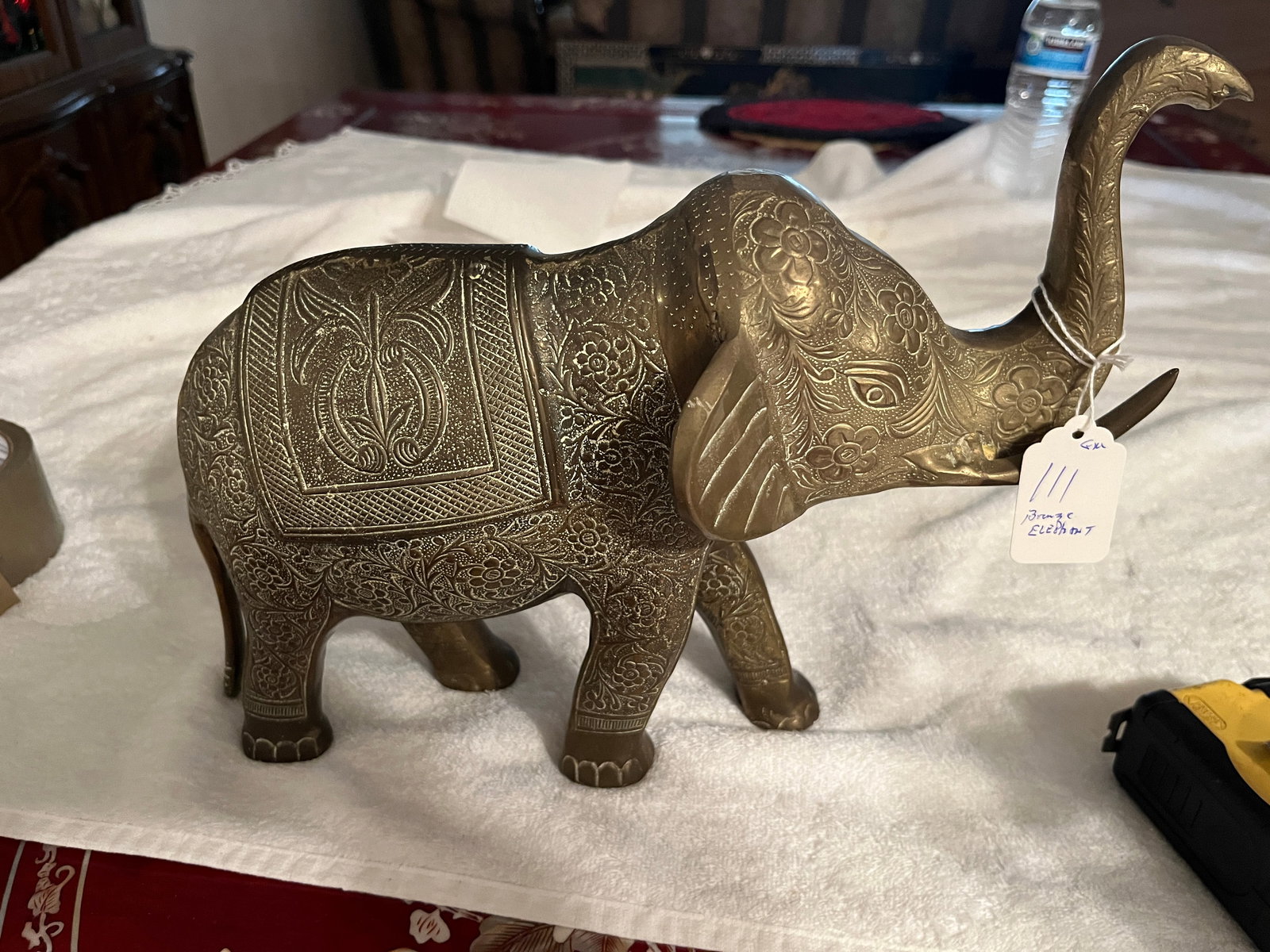 Solid Brass Elephant (1 of 4)
