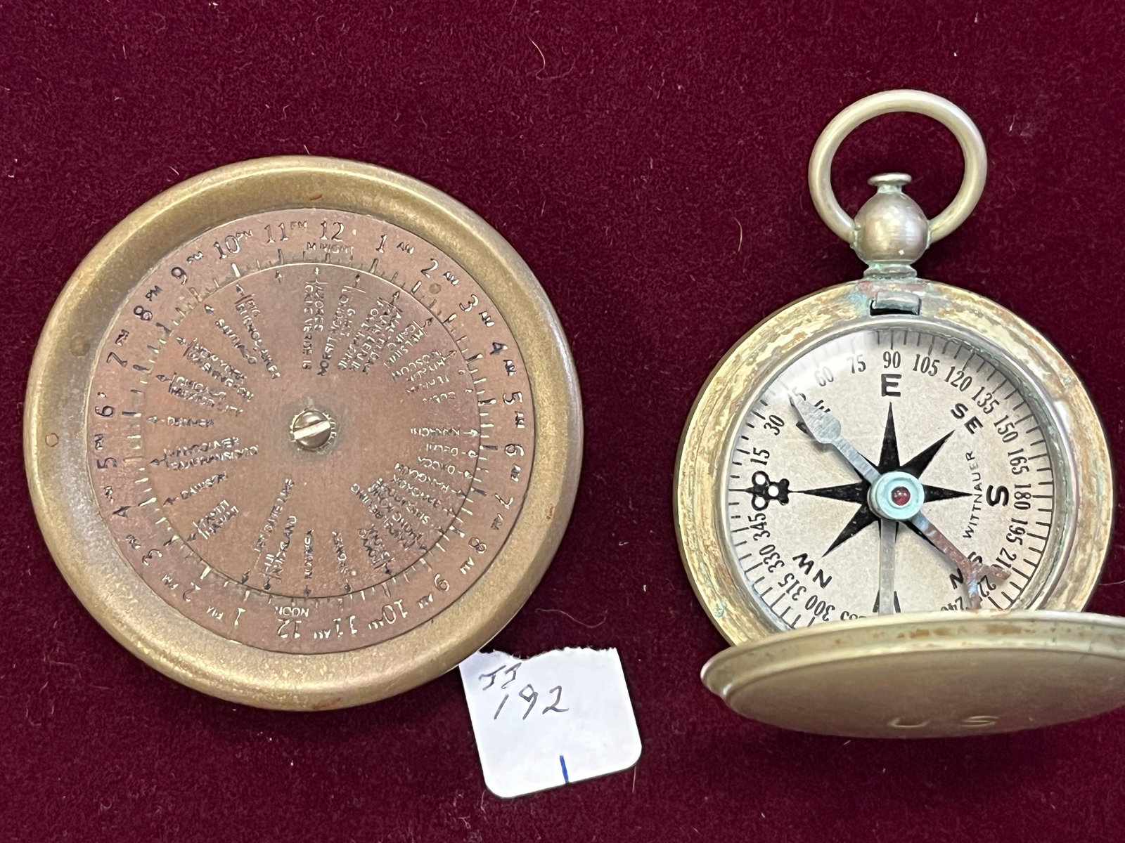 Bag Lot (Nautical Timer & WW11 US Compass) (1 of 2)