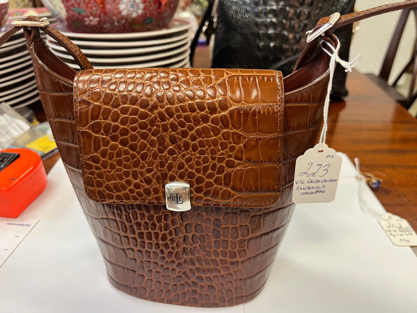 RALPH LAUREN Alligator Purse (1 of 4)