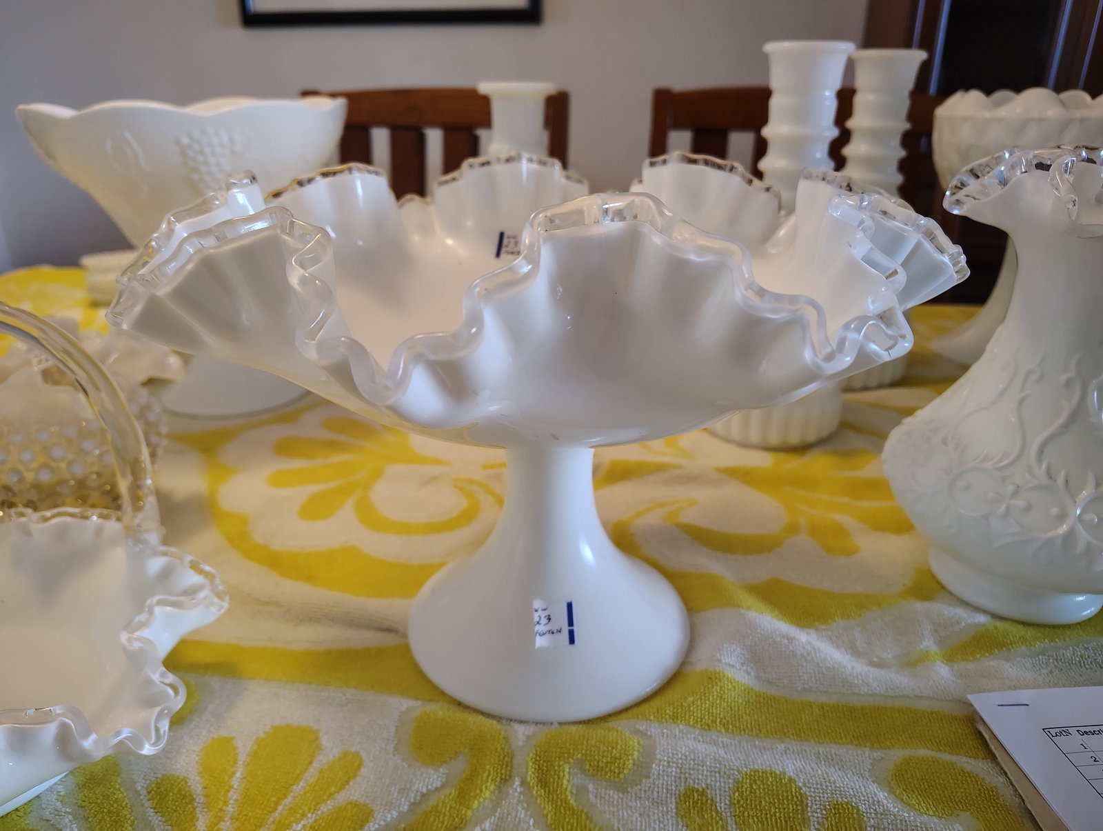 Fenton Milk Glass Candy Dish (1 of 2)