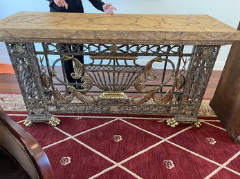 Maitland Smith Iron/Brass Console