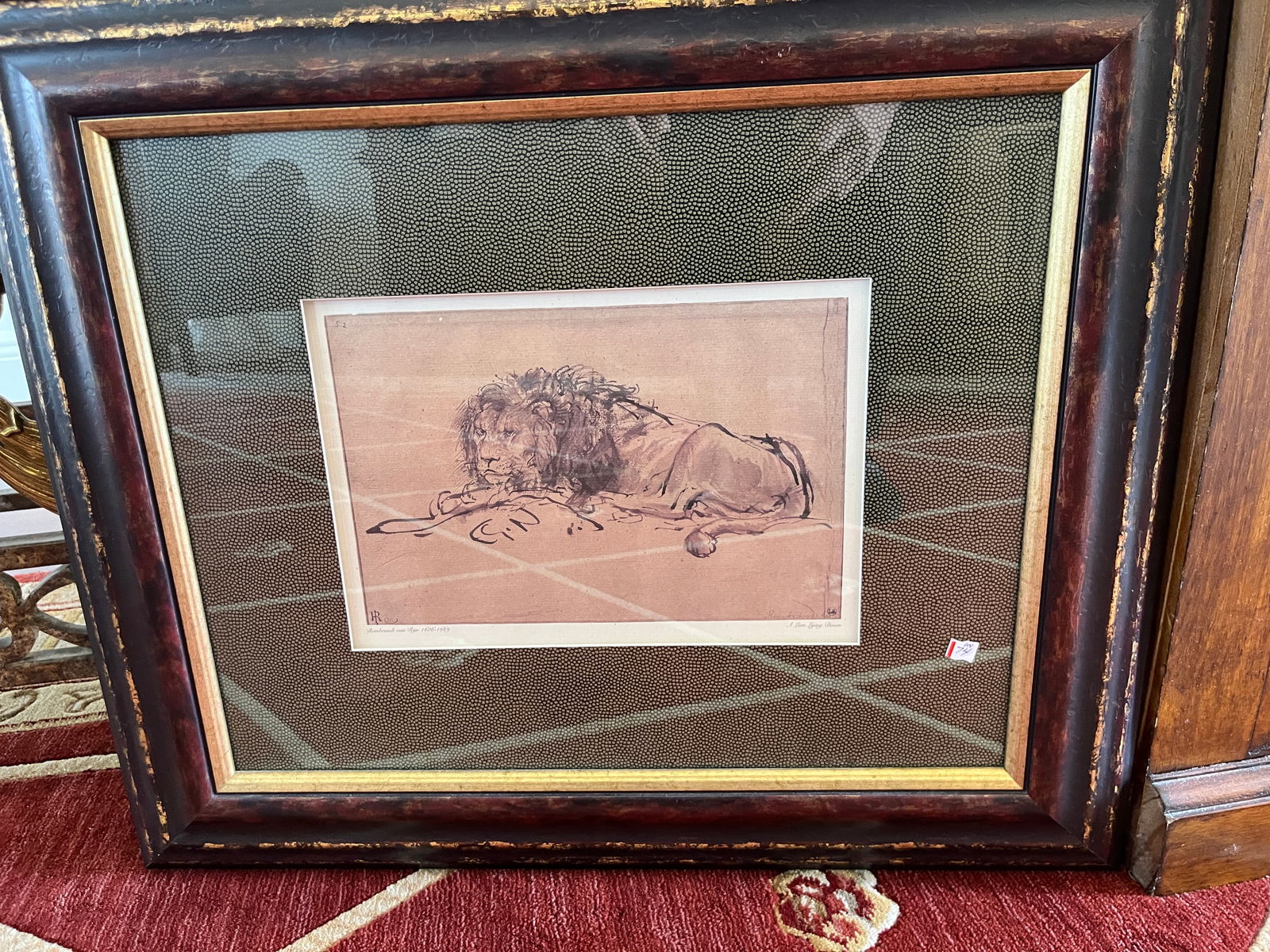 Rembrant Lion Print (1 of 2)
