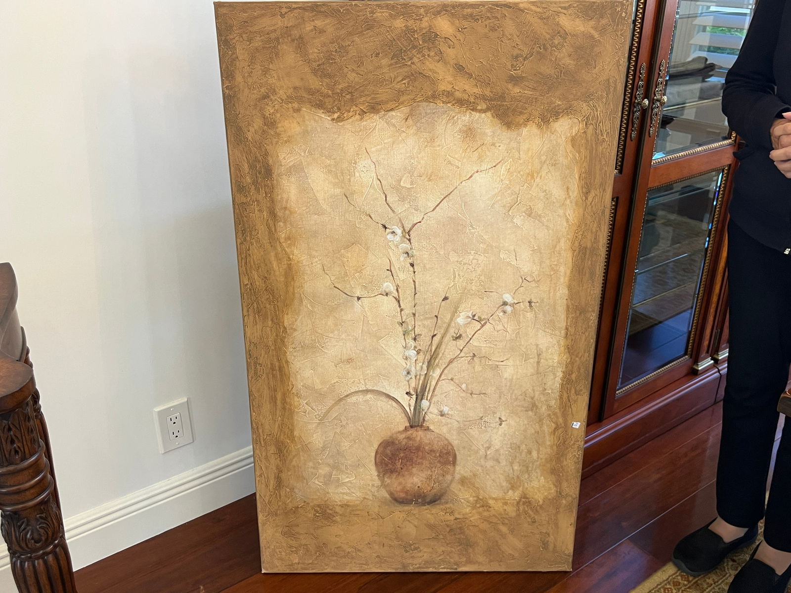 Oil/Canvas 'Rustic Floral' (1 of 3)