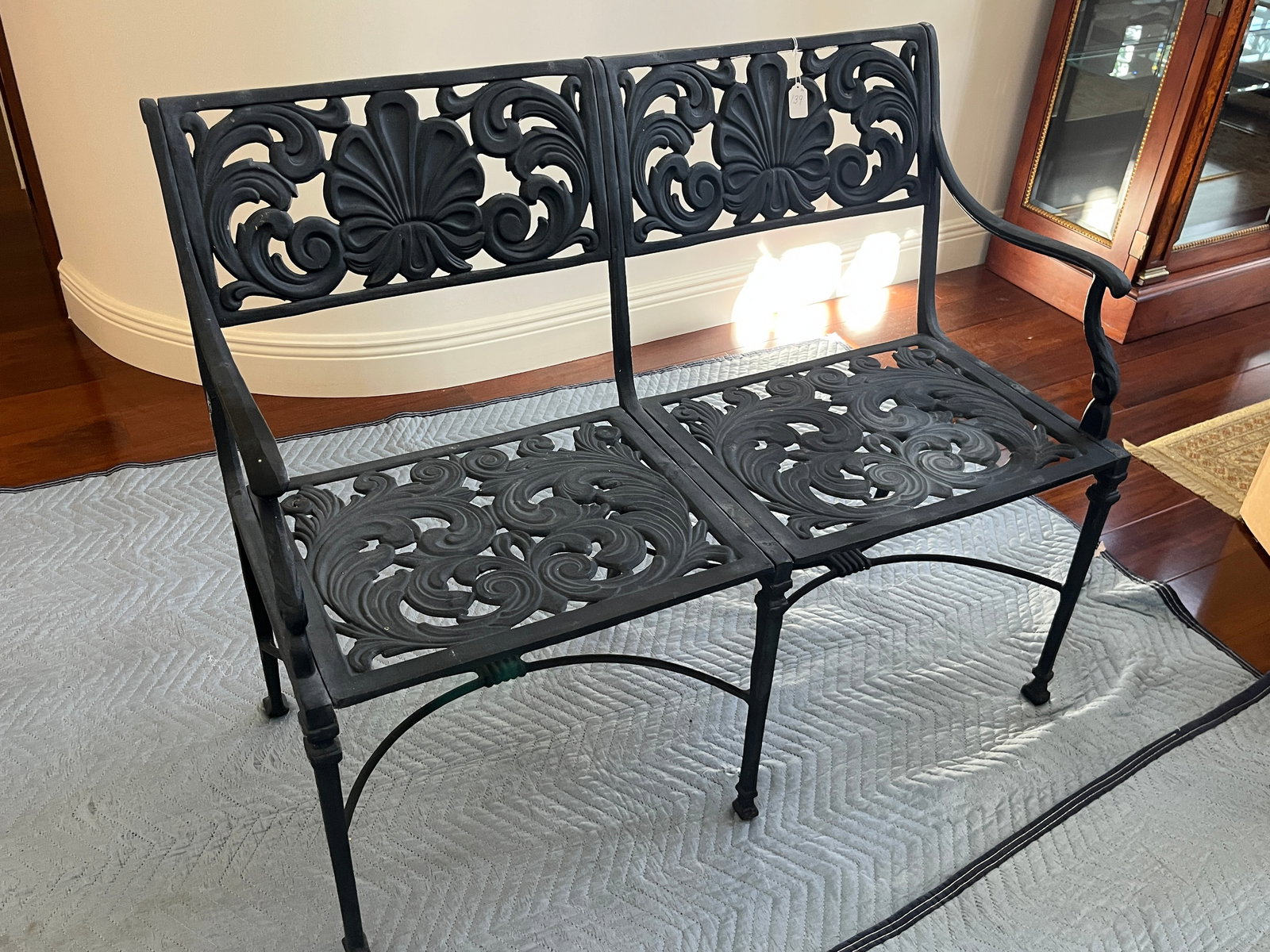 Cast Aluminum Garden Bench (1 of 3)