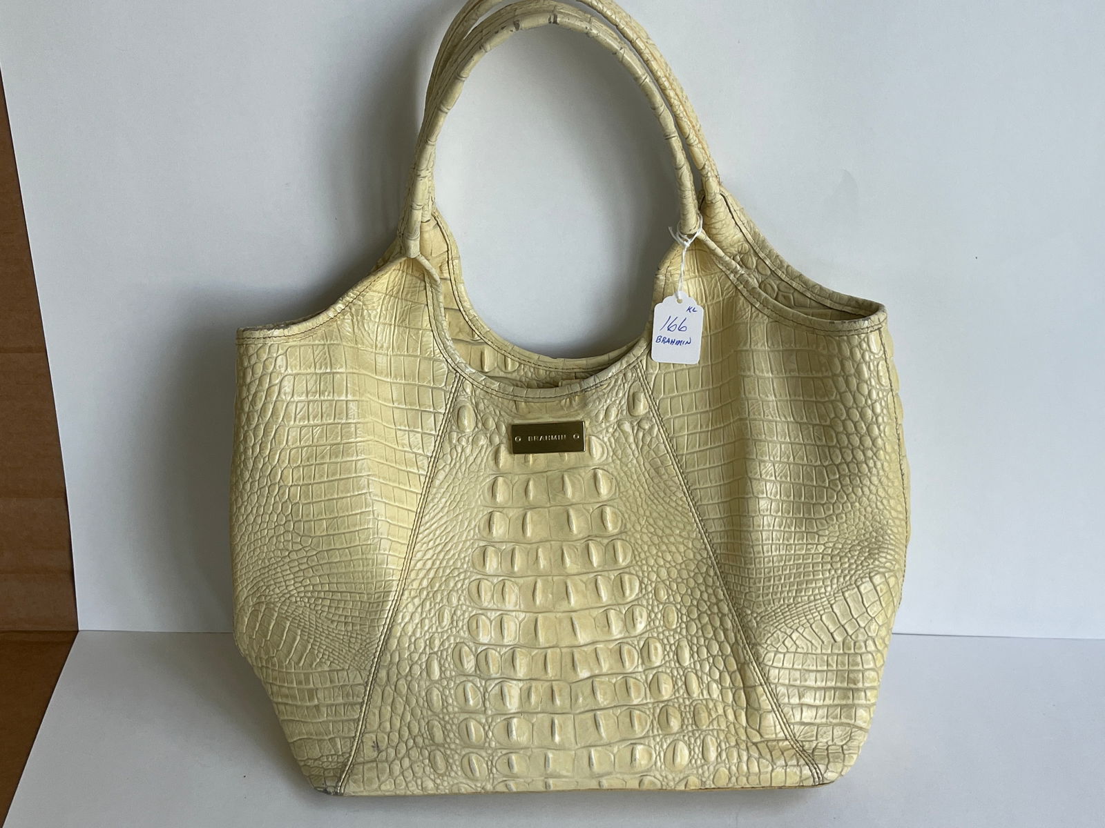 BRAHMIN Crème Color Alligator Handbag (1 of 3)