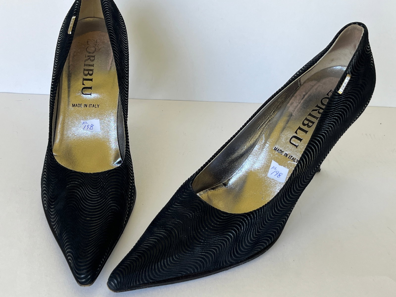 LORIBLU Black High Heel Shoes: LORIBLU Black High Heel Shoes (Vero Cuoio) 41