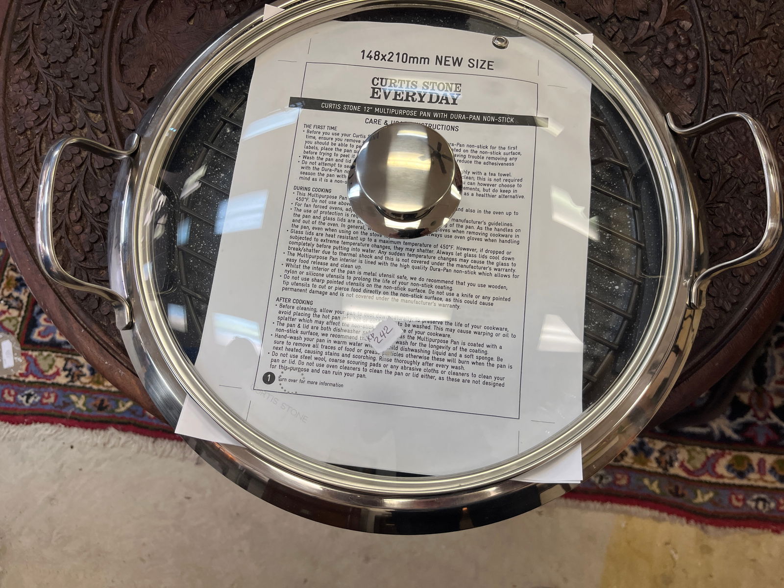 Curtis Stone 12" Multi-Purpose Pan with Dura Pan-Non-Stick (1 of 3)