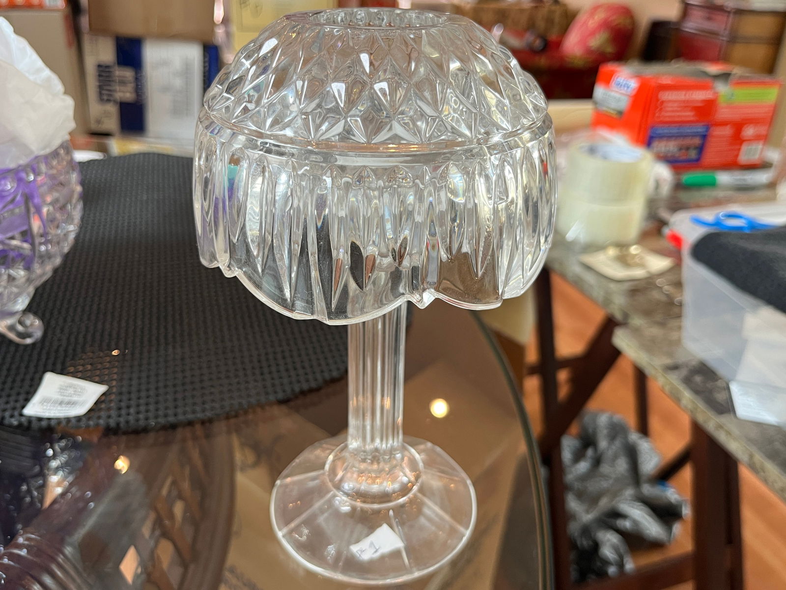 Cut Glass Votive Nite Light